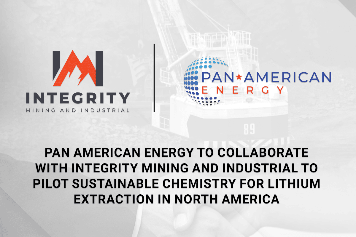 Pan American Energy Corp Collaborates with Integrity Mining and Industrial