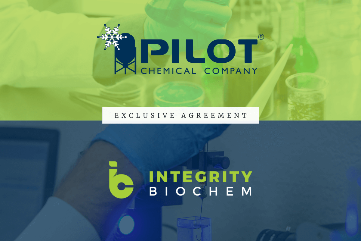 pilot chemical company logo and integrity biochem logo
