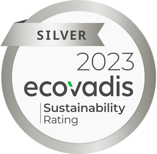2023 Silver ecovadis sustainability rating